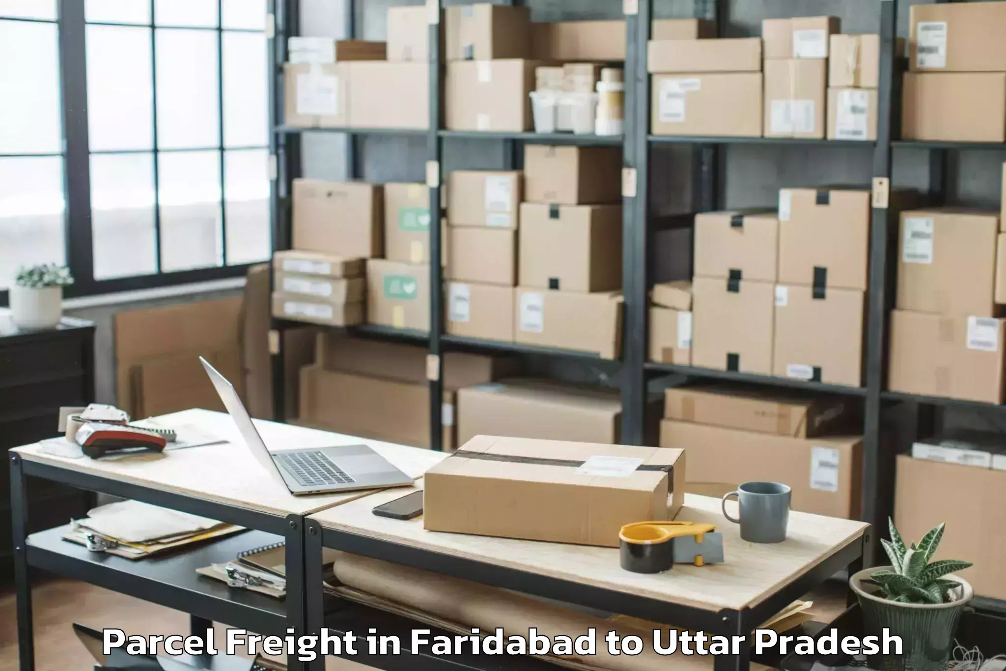 Faridabad to Phoolpur Parcel Freight Booking